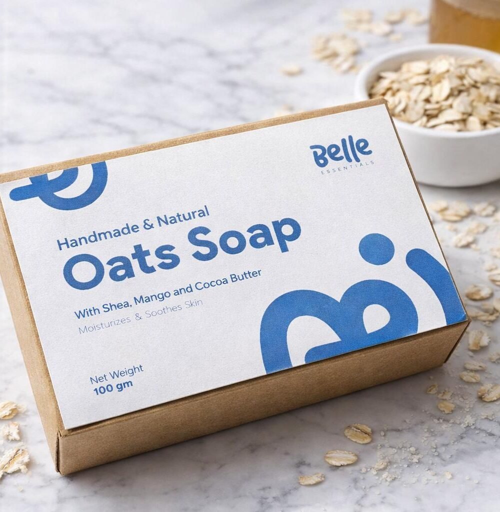 Mild Exfoliating Oats & Shea Soap (100g)