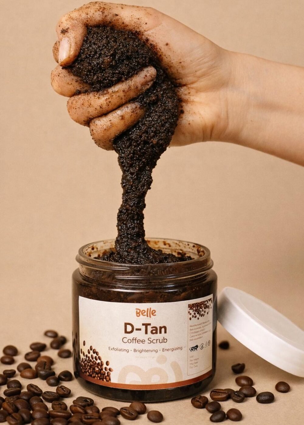 Energizing Coffee Scrub for Smooth, Glowing Skin (120g)