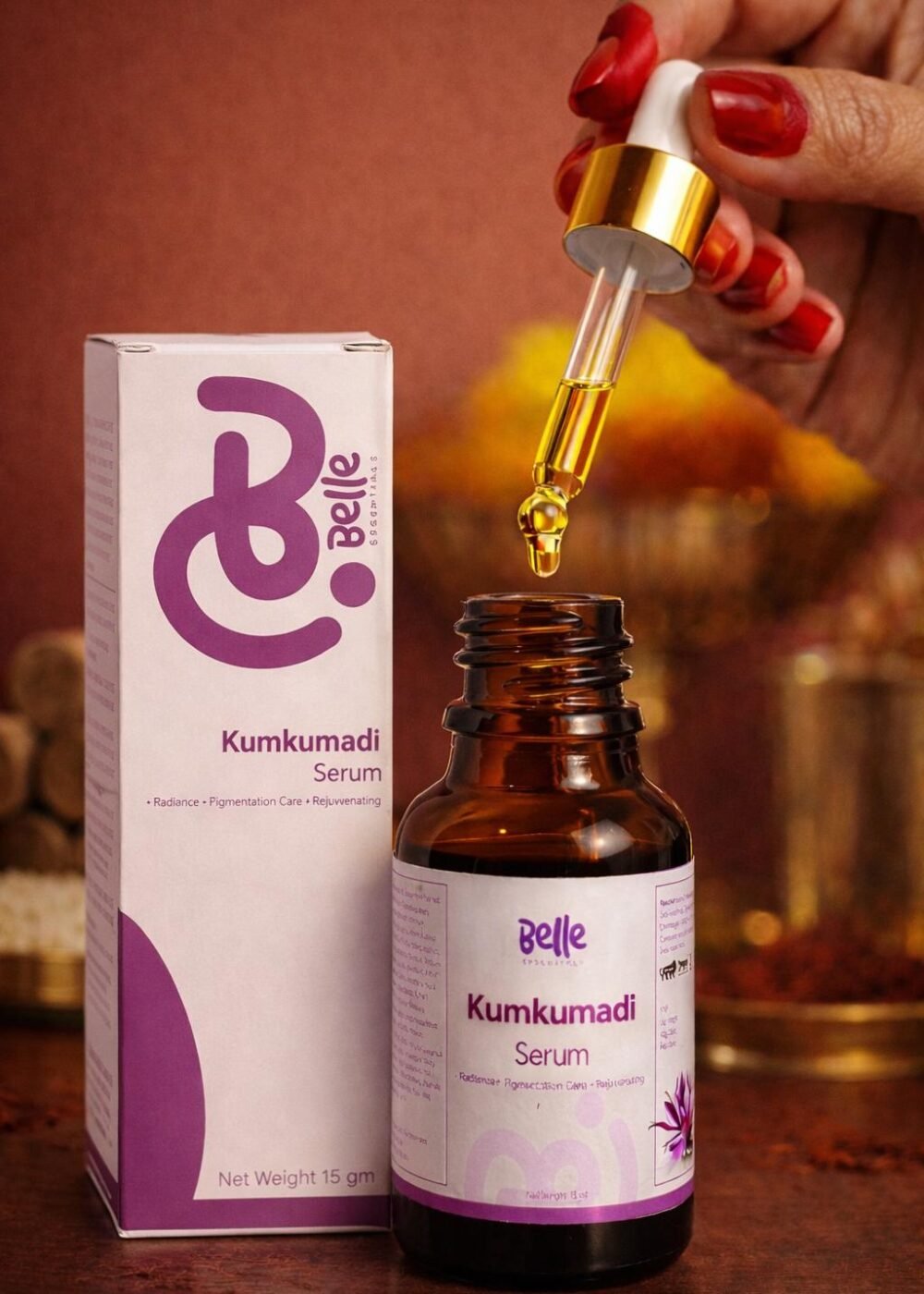 Kumkumadi Serum • Radiance • Pigmentation Care • Rejuvenating (15ml)