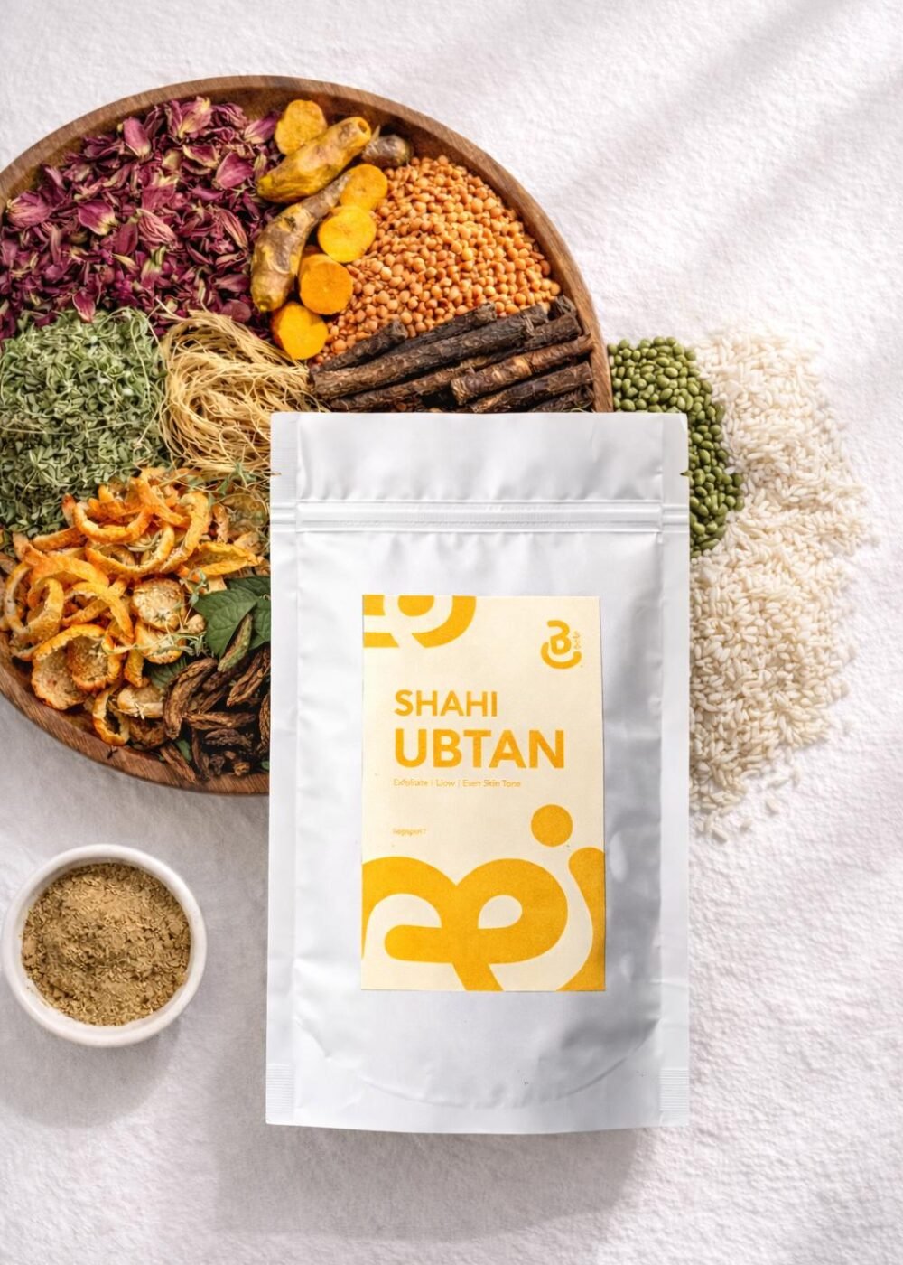 22-Herbs Shahi Ubtan – Traditional Ayurvedic Glow Ritual for Radiant Skin (100g)